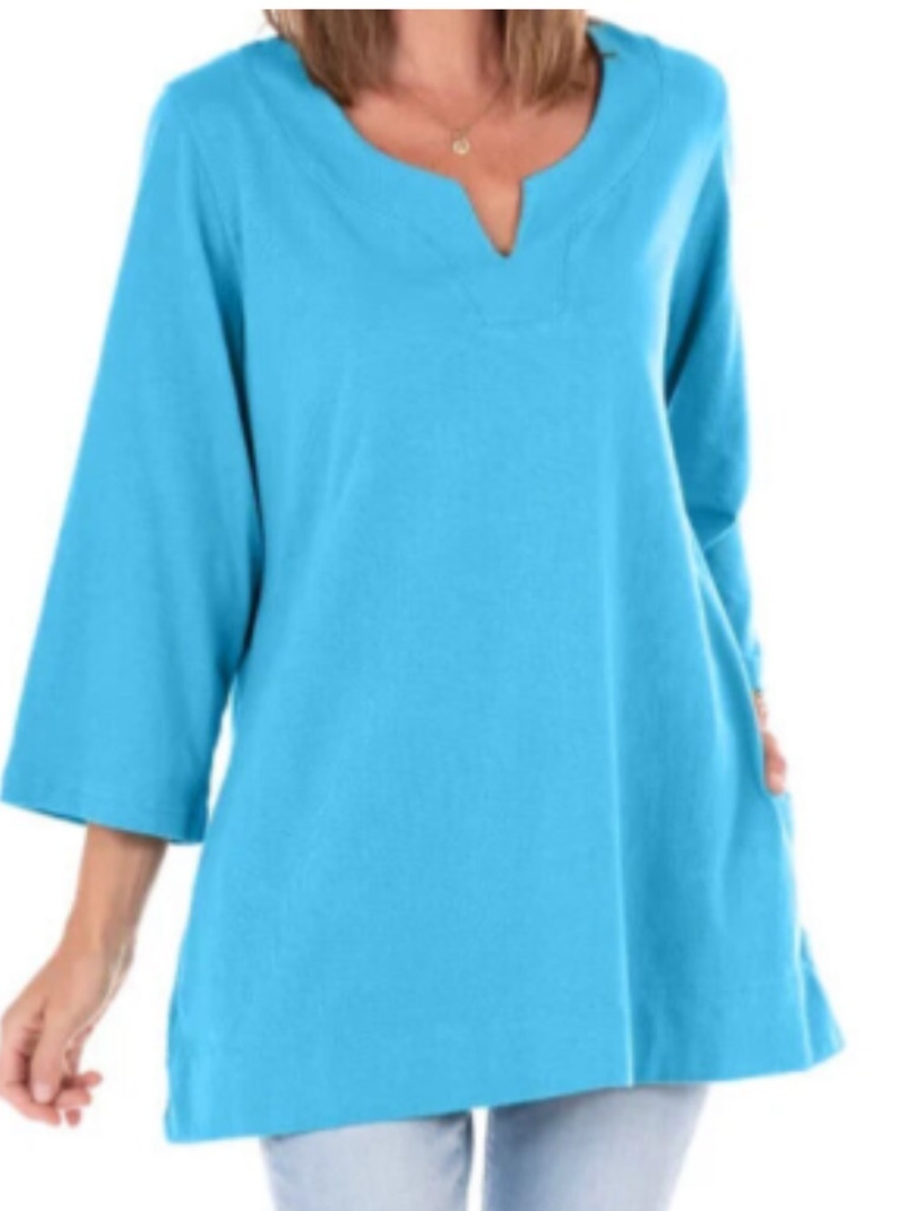 Fresh Produce V-Neck Tunic Top NEW